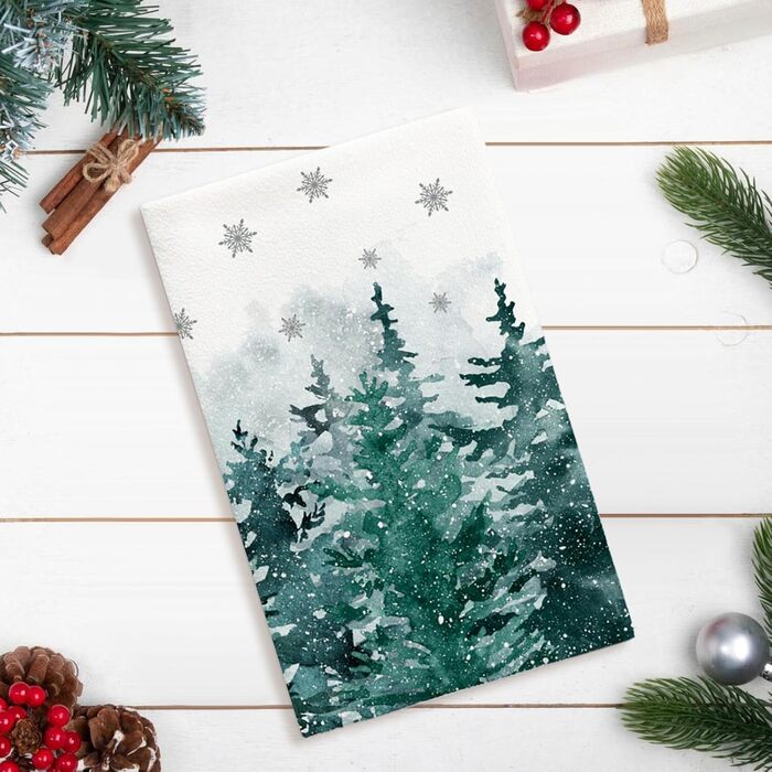 Набор из 2 рождественских кухонных полотенец 45 x 65 см, набор S Merry Christmas Ohok