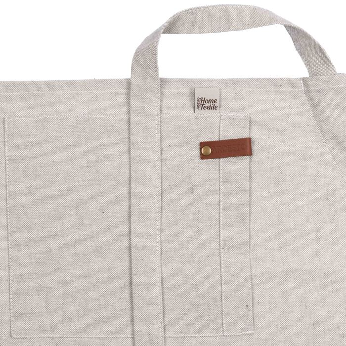 ARDESTO Фартук Oliver, 100% хлопок, серый светлый