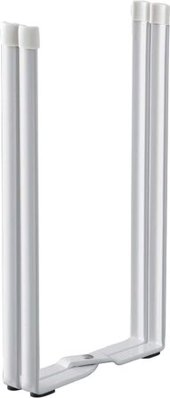 Багатоцільова кухонна сушарка Yamazaki Tower, тримач для пляшок, контейнер для органічних відходів, складний, сталевий, акрилова смола, H 26,5 см (білий)