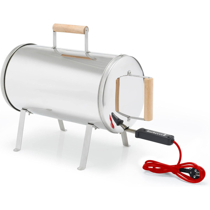 Електрична коптильня barbecook Otto 2.0 для теплого копчення, нержавіюча сталь, (64 x 26 x 36 см)