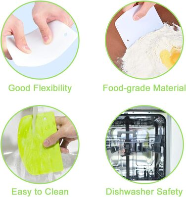 Набір скребків для тіста 3 шт Vicloon