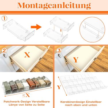 Органайзер для спецій на 24 предмети Aonext