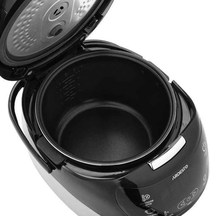 ARDESTO Мультиварка Ardesto, 860Вт, чаша-5л, електронне керування, корзина для фритюру, метал/пластик, сріблястий