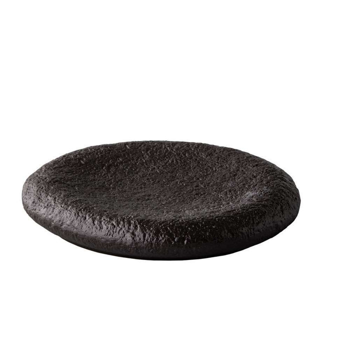 Тарелка мелкая Studio Raw Pillow d25Xh4 см black RD20012