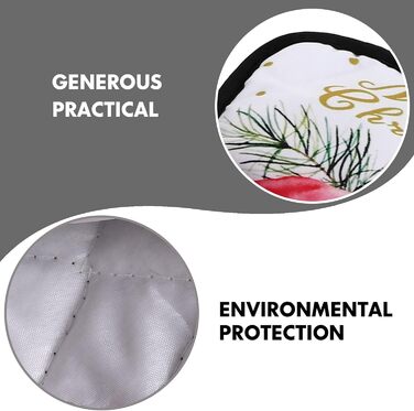 Різдвяний набір з 2 прихваток та 2 рукавичок для духовки, 4 предмети, різнокольоровий Cabilock