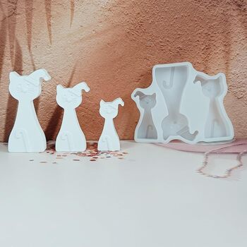 И силіконова форма ялинка форми для лиття ялинки силіконові гіпсові форми для лиття свічок форми для лиття різдвяні силіконові форми ялинка своїми руками (U), 3 шт.