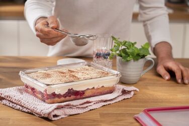 Форма універсальна з кришкою 2,0 л MASTERSEAL GLASS Tefal