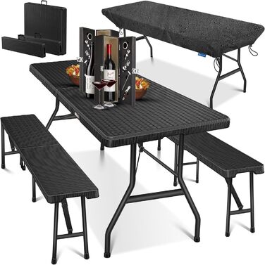 Стіл для кемпінгу 180 х 75 х 75 см KESSER