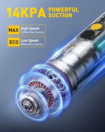 Портативный пылесос с функцией выдувания и всасывания AUXITO