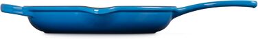 Чавунна сковорода LE CREUSET Signature, кругла, Ø Для всіх типів плит, вкл. Підходить для індукції, 1,93 кг, Гранат, 20182239490422 (Марсель, 23 см)