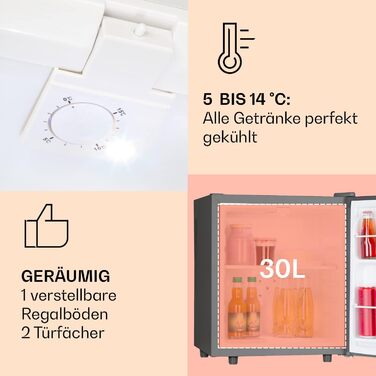 Міні-холодильник 30 л Klarstein