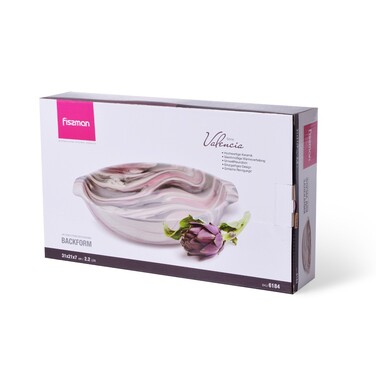 Форма для запекания овальная Fissman VALENCIA 31x21х7см/2,2 л (6184)