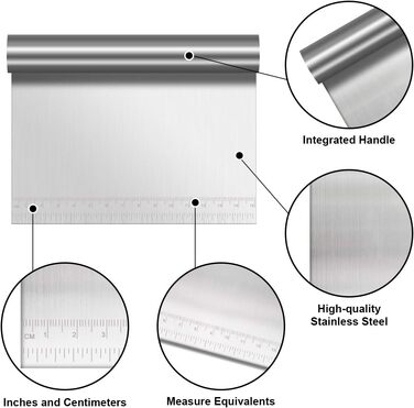 Набір скребків для тіста 3 шт Vicloon