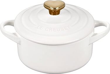 Мини-кокотница с крышкой 0,25 л Heart Le Creuset