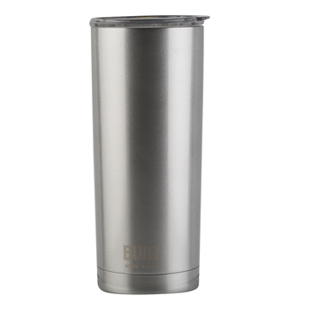 Термокухоль дорожній металевий Built Silver, з подвійними стінками, срібний, 500 мл