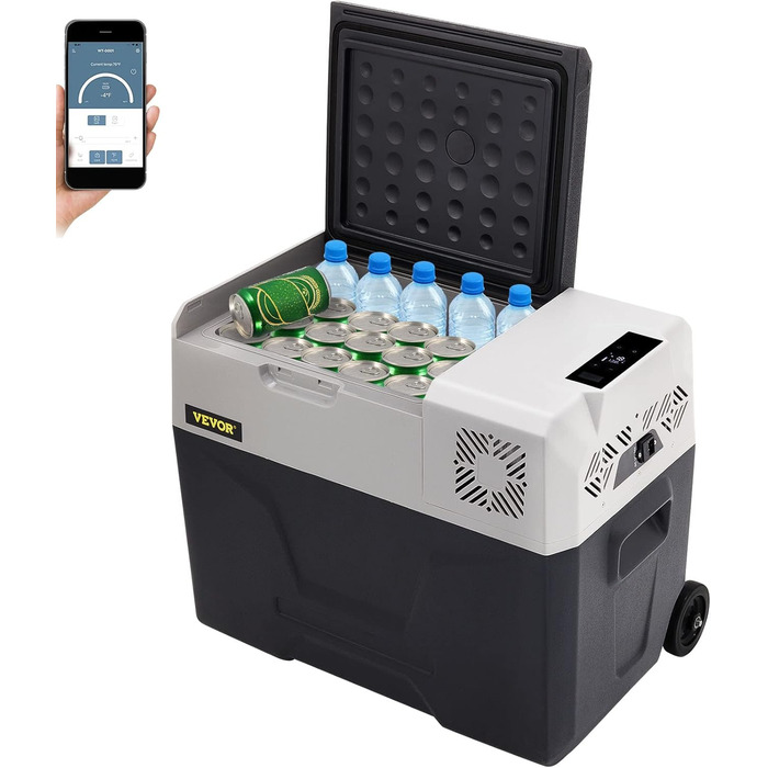 Автохолодильник 30 л 45 Вт чорний VEVOR