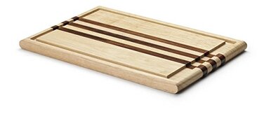 Обробна дошка, каучукове дерево / дерево акації 37 x 25 см Continenta