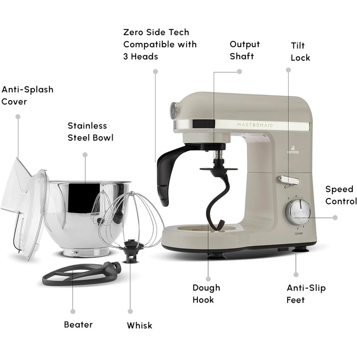 Миксер 5 л. 1500 Вт KARACA