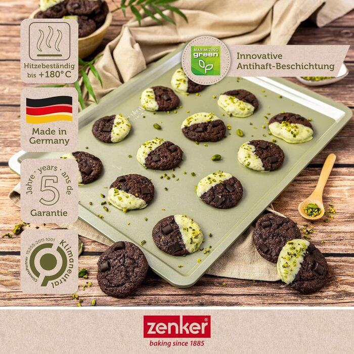 Деко для духовки 42 см x 32 см x 1,5 см Green Vision Zenker