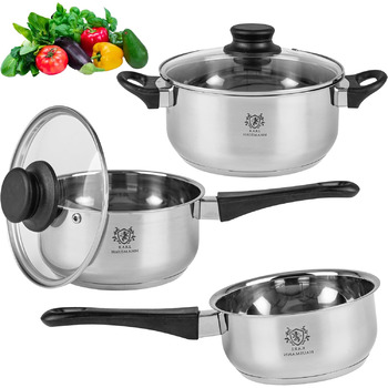 Набір посуду з кришкою 5 предметів KARL HAUSMANN