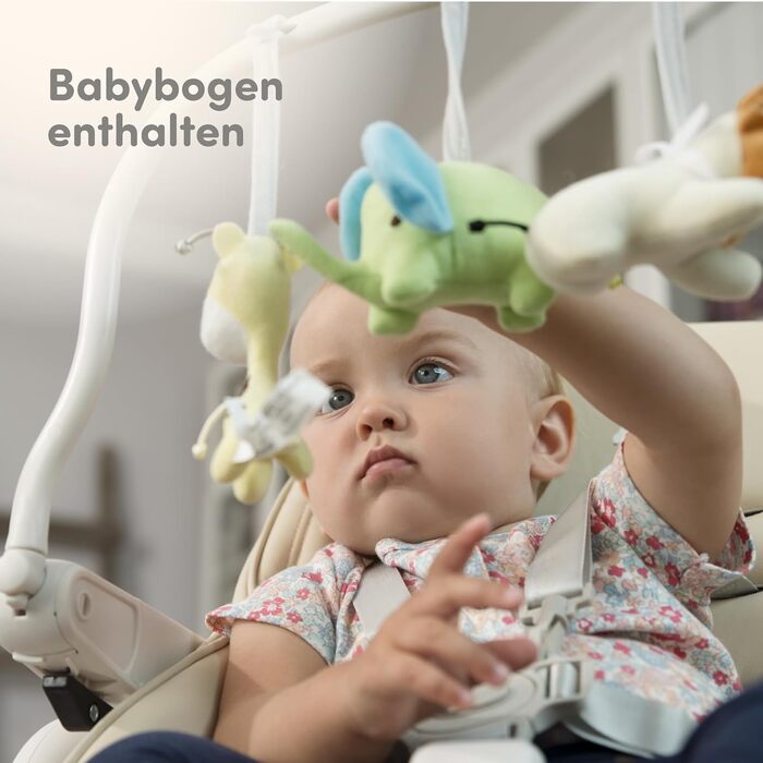 Дитячий стільчик для годування від 6 місяців сірий Sweety Fox