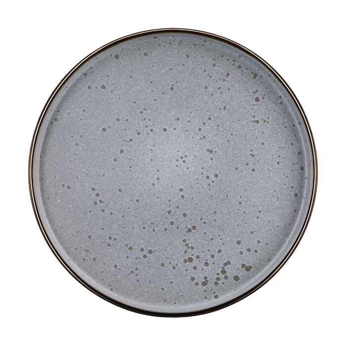ARDESTO Тарілка обідня Fasano, 26см, кераміка, сірий