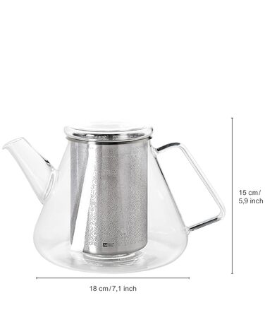 Чайник заварювальний 1,5 л з фільтром Orient+ AdHoc