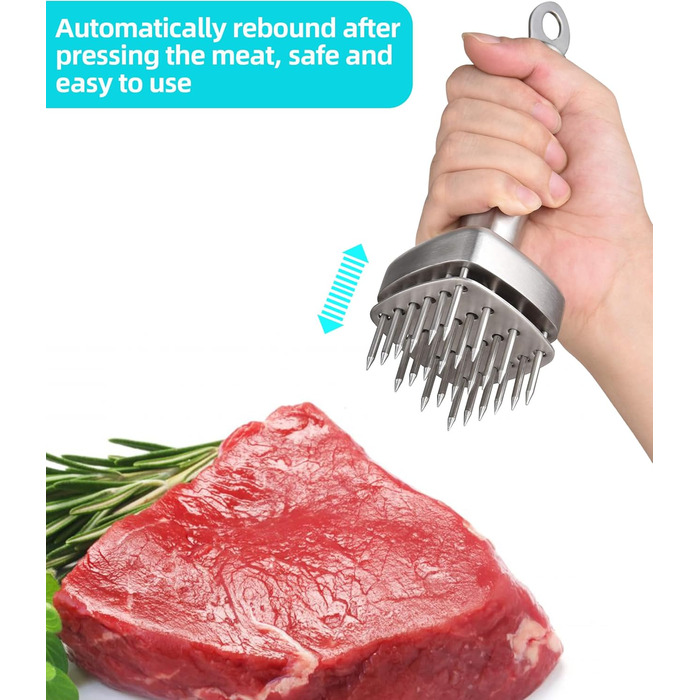 Молоток для м'яса з нержавіючої сталі 20,5 см Aliglow