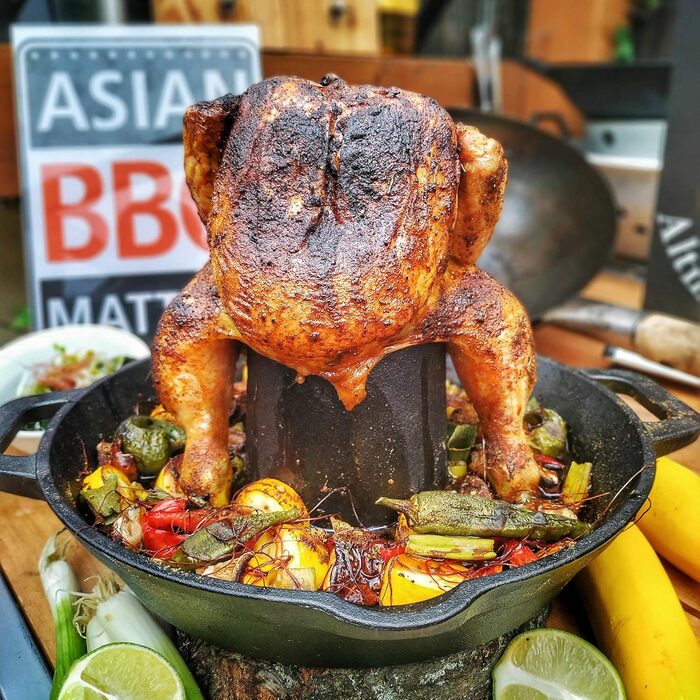 Чугунная жаровня для цыплят 28 см BBQ-Toro