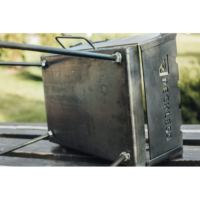 Портативний мангал та 12 шампурів 3 мм KL 12/3