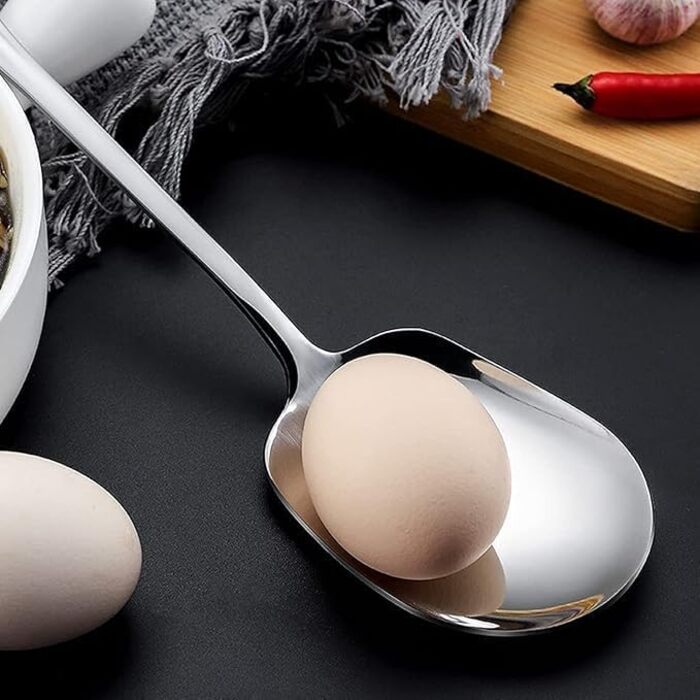 Набор из 4 ложек для сервировки из нержавеющей стали 20,8 см x 6 см Laluky