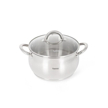 Набір посуду  зі скляними кришками 6 предметів FRIDA Fissman