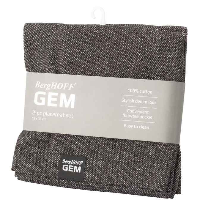 Набір кухонних плейсматів BergHOFF GEM, бавовна, 55 х 35 см, 2 шт.