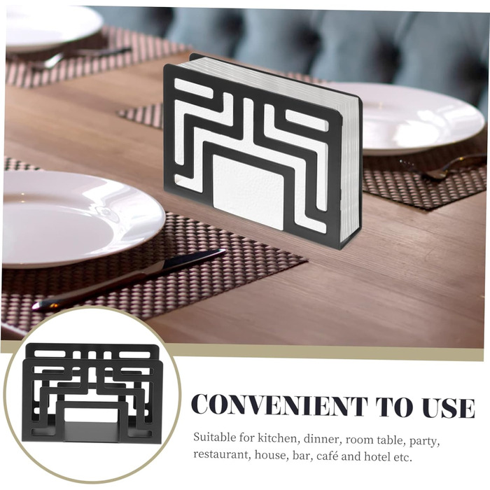 Современный металлический держатель для салфеток 12 х 8,5 см HOMSFOU