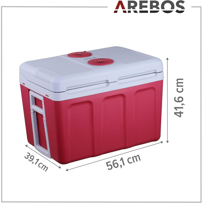 Автохолодильник 40 л червоний Arebos