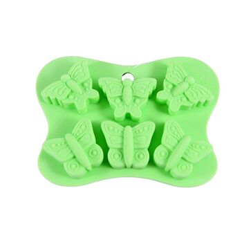 Форма для льоду і шоколаду Fissman 6 осередків Метелики 14x10,5x2 см (6558)