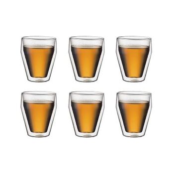 Набір склянок з подвійними стінками, 0,25 л, 6 предметів, Titlis Bodum