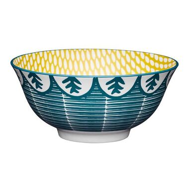 Миска Kitchen Craft LEAFY GREEN, керамика, диам. 16 см, 500 мл