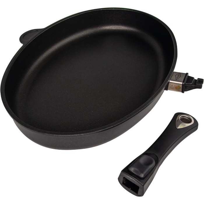 Сковорода для рыбы со стеклянной крышкой MaxxGoods