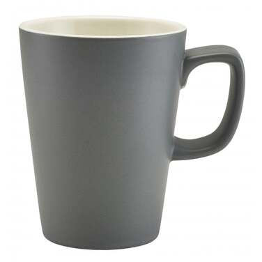 Кружка 340 мл, серая матовая, Color Tea, GenWare