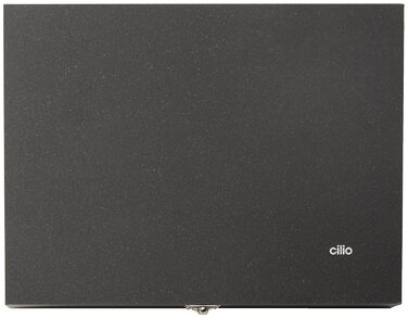 Набір ножів для сиру Cilio C294804 294804 Piave 4 шт. и, в дерев'яній подарунковій коробці, срібло