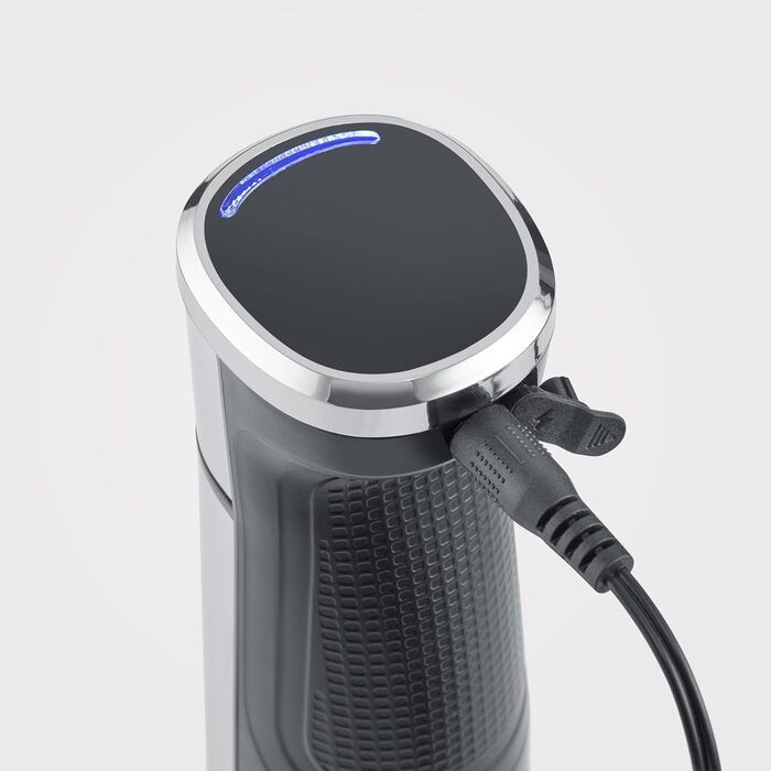 Аккумуляторный ручной блендер SEVERIN с набором премиум-класса, семный блендер, с погружным блендером, мультиизмельчителем, кувшином для блендера, толкушкой и венчиком для картофеля, черная/матовая нержавеющая сталь, SM 3775 CORDLESS, включая аксессуары п