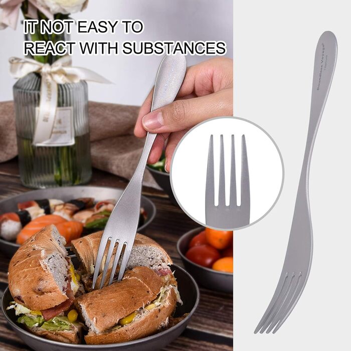 Титановий набір столових приборів iBasingo