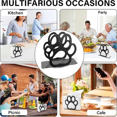 Держатель для салфеток черный cersaty