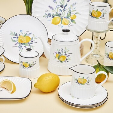 Чайник Fissman для заварювання PROVENCE 1000 мл порцеляна (13614)