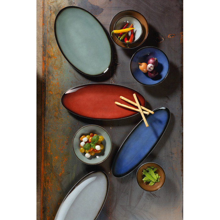 Блюдо овальне 33 х 18 см Ziegelrot Coup Fine Dining Seltmann Weiden