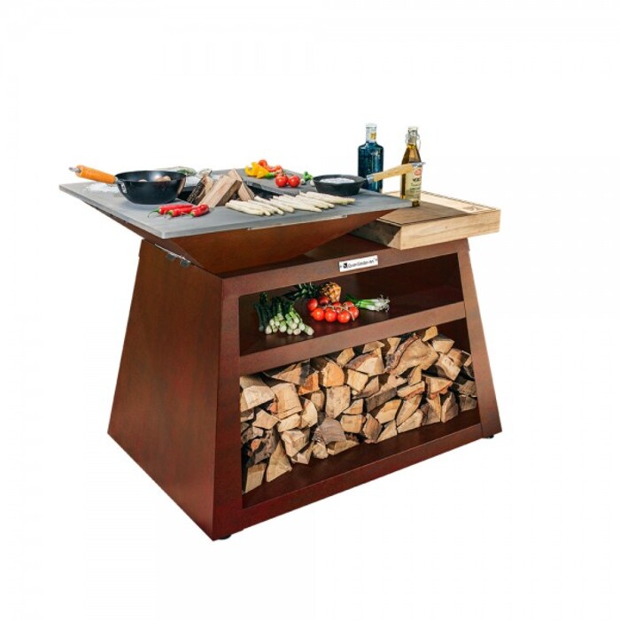 Гриль, коричневый Quan Garden Art