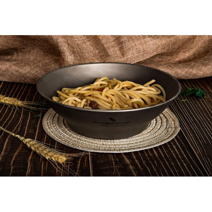 Титановая миска для кемпинга 800 мл. iBasingo