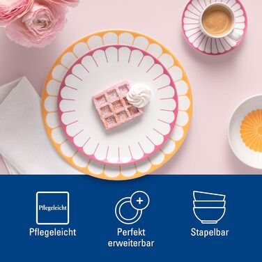 Обідня тарілка 26,6 см, помаранчевий Fleur Villeroy & Boch