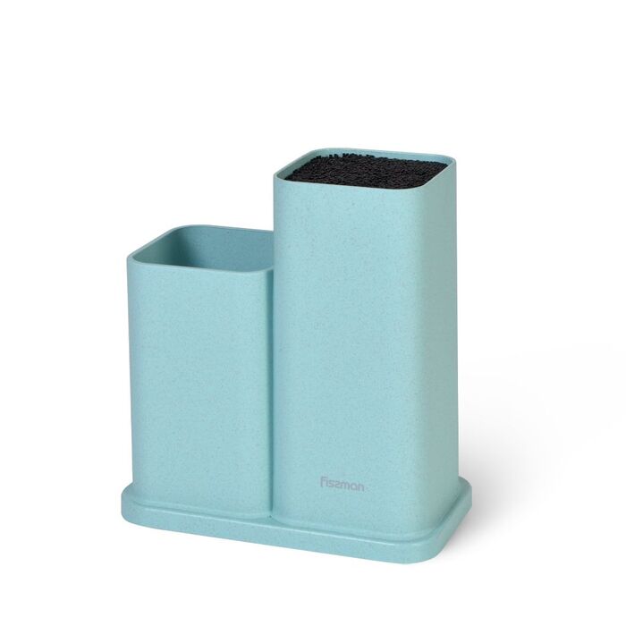 Подставка для хранения ножей и инструментов Fissman 10x10x23+10x10х17см (2873)